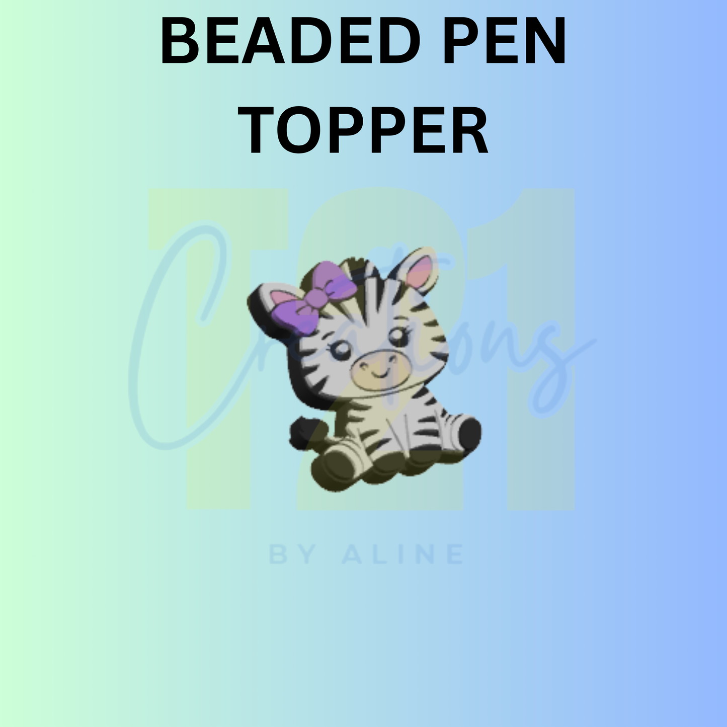 ZEBRA PEN TOPPER