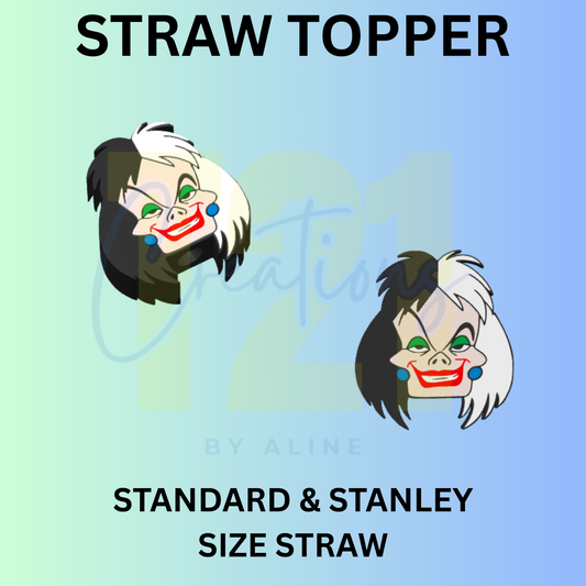 VILLAN 1 STRAW TOPPER