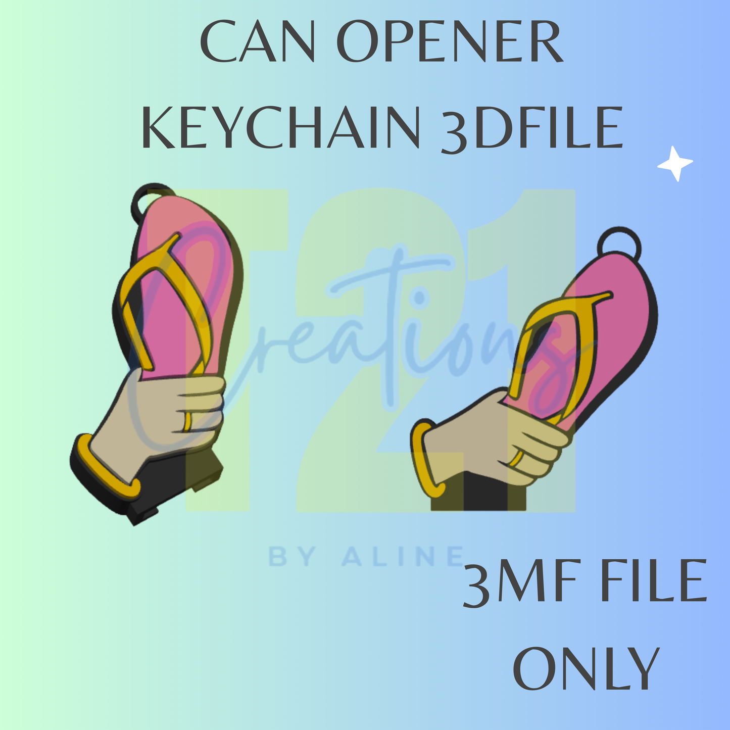 CHANCLA CAN OPENER 3MF FILE