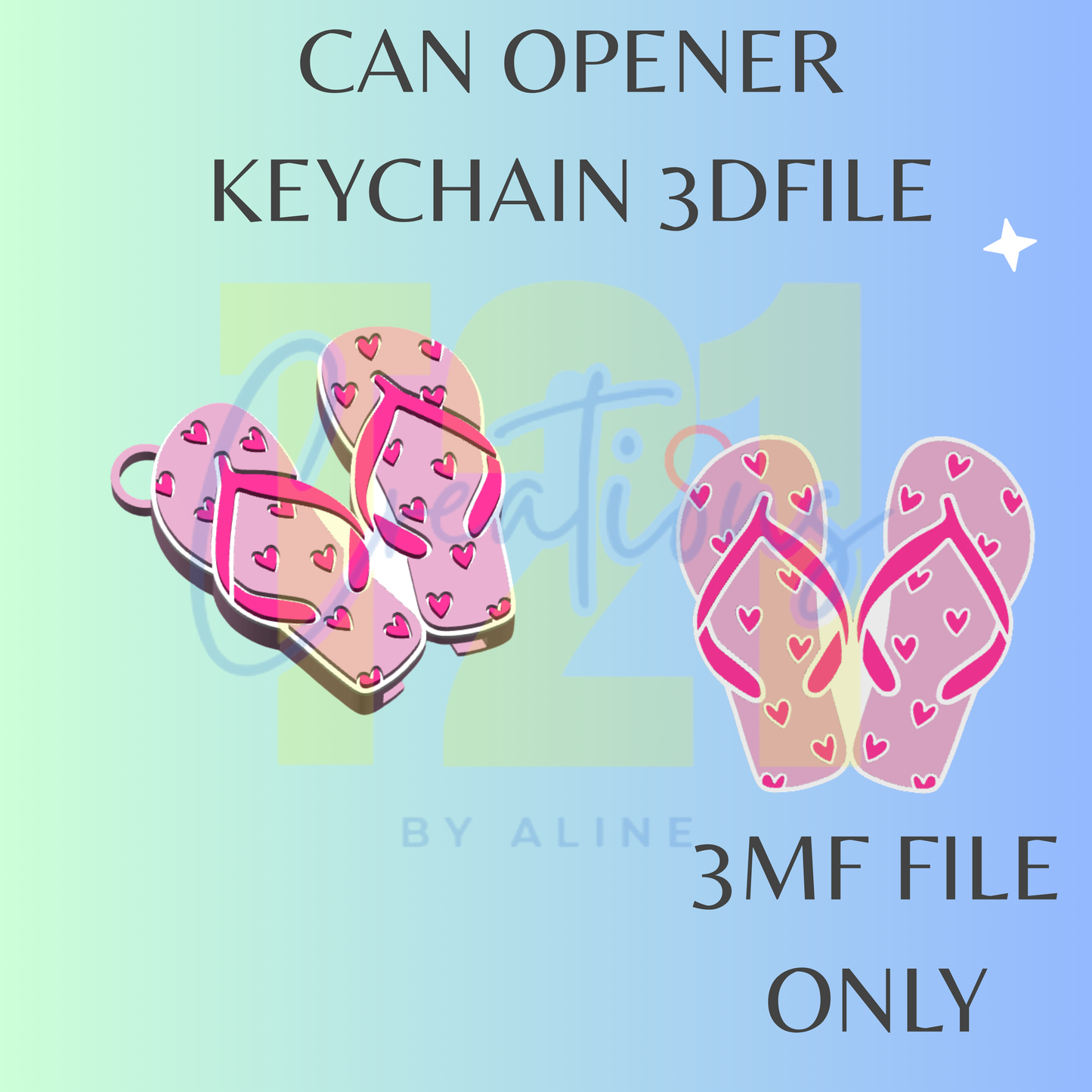 SANDALS CAN OPENER 3MF FILE