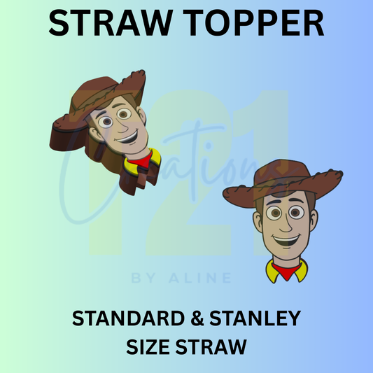 COWBOY STRAW TOPPER