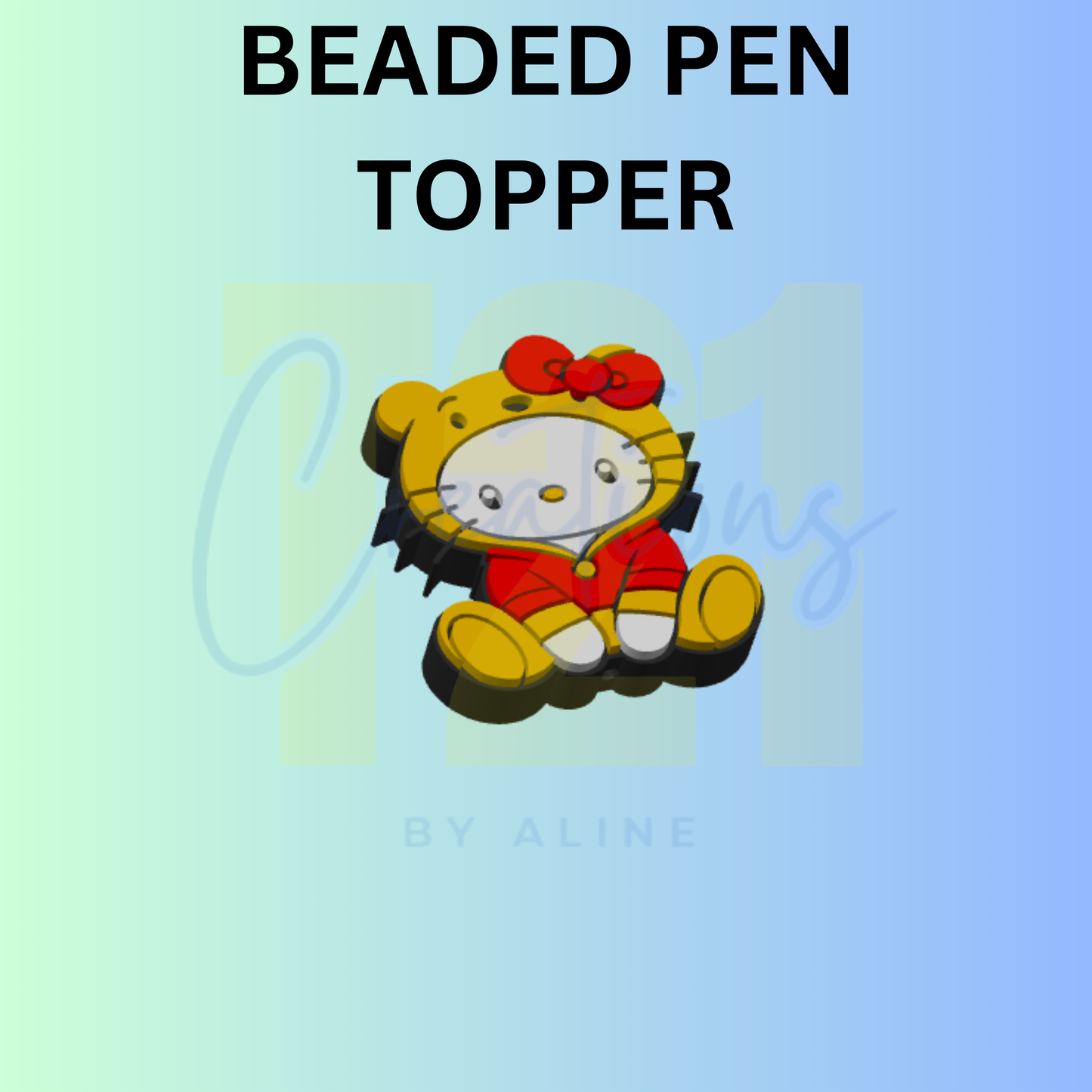 HONEY BEAR H K PEN TOPPER