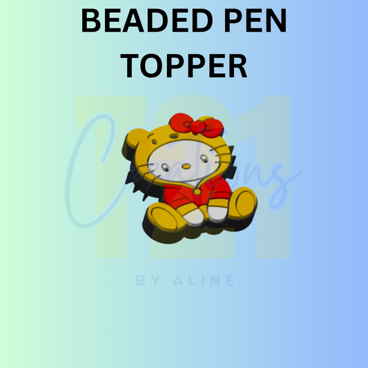 HONEY BEAR H K PEN TOPPER