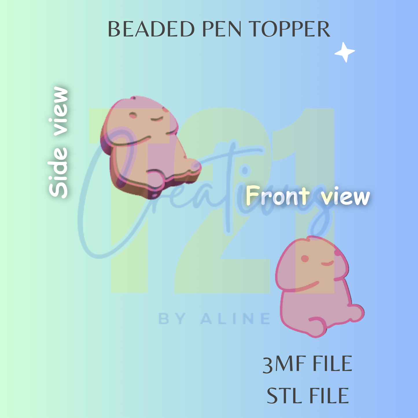 RICHARD PEN TOPPER STL FILE