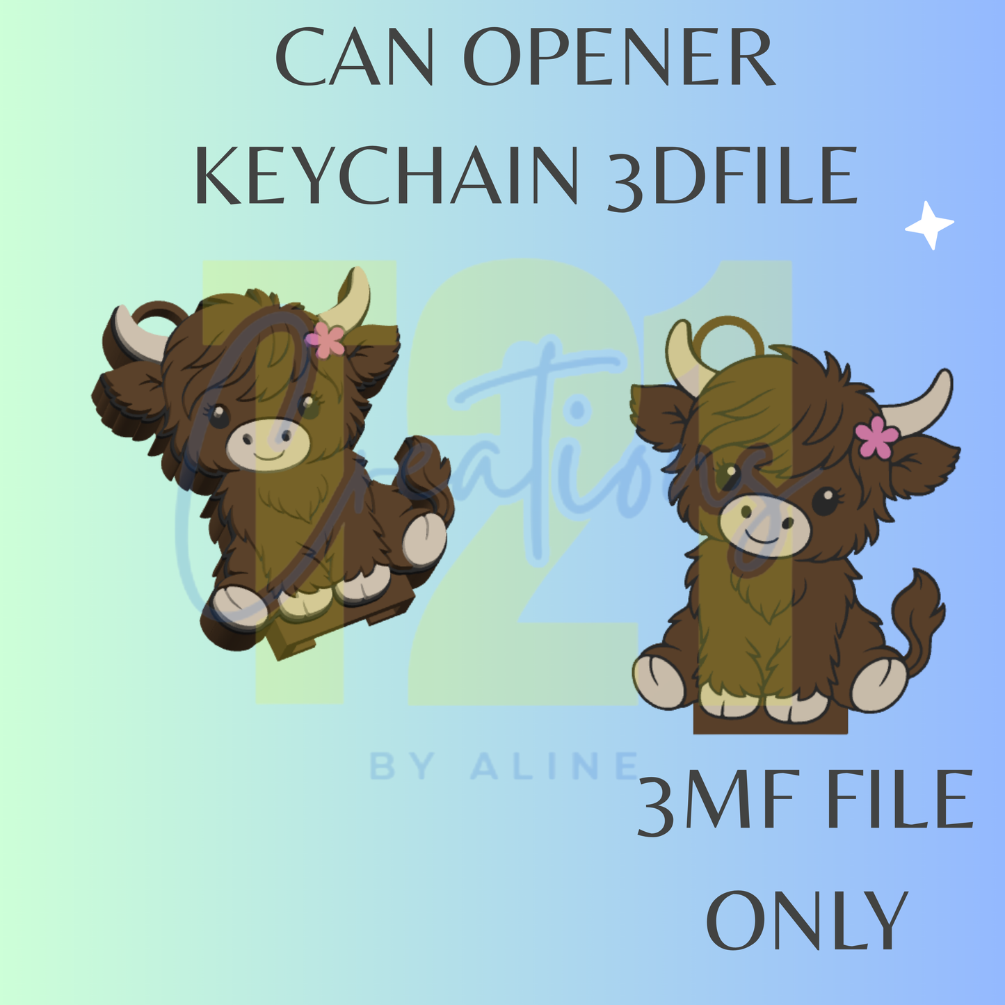 COW 4 CAN OPENER 3MF FILE