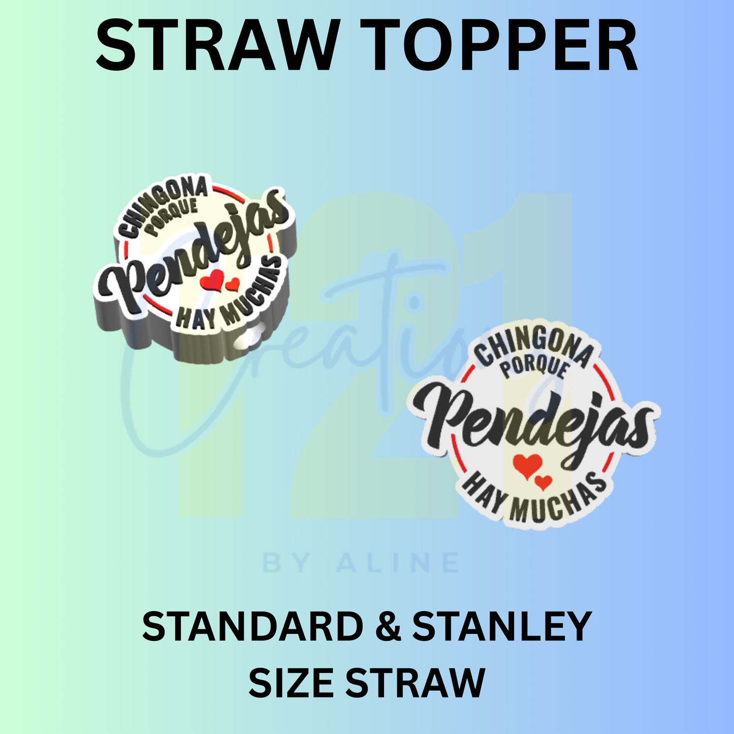 CABRONA STRAW TOPPER