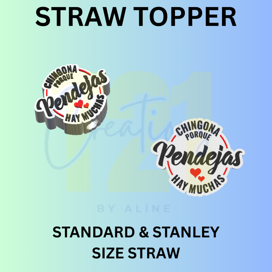 CABRONA STRAW TOPPER