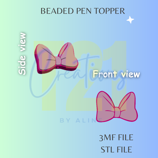 BOW 2 PEN TOPPER STL FILE