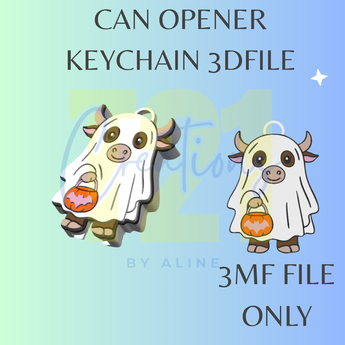 GHOST COW CAN OPENER 3MF FILE