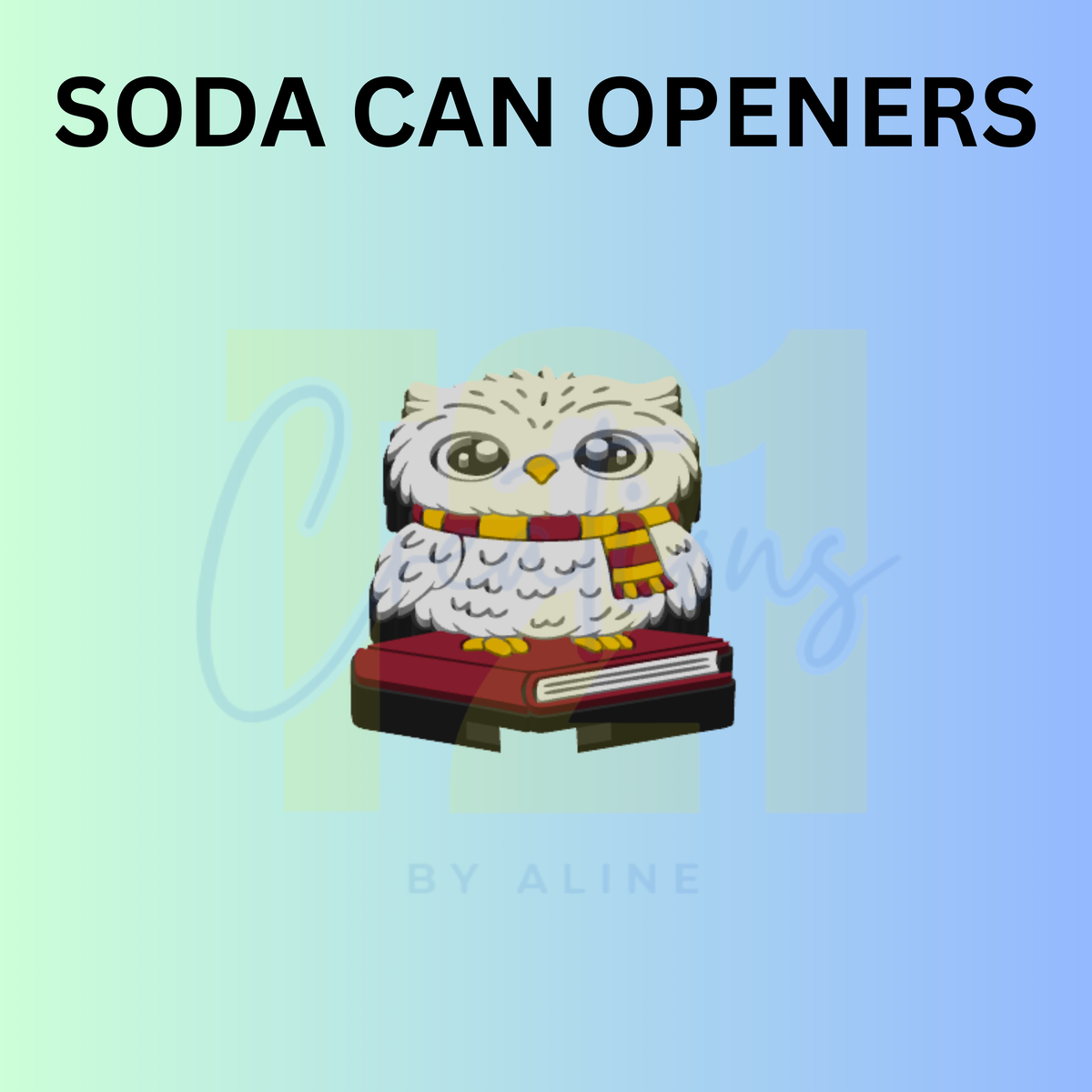 HP OWL CAN OPENER KEYCHAIN