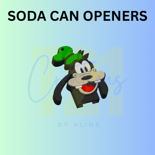 GREEN HAT DOG CAN OPENER KEYCHAIN