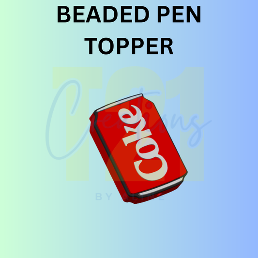 RED SODA PEN TOPPER