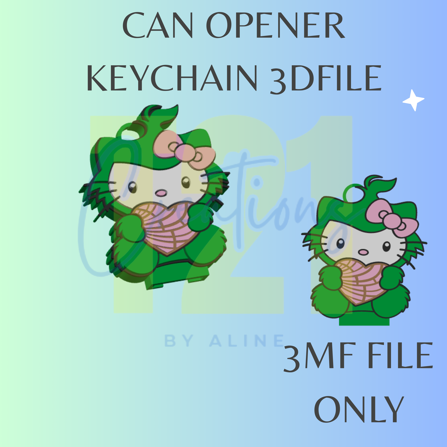 XMAS CONCHA GROUCH CAN OPENER 3MF FILE