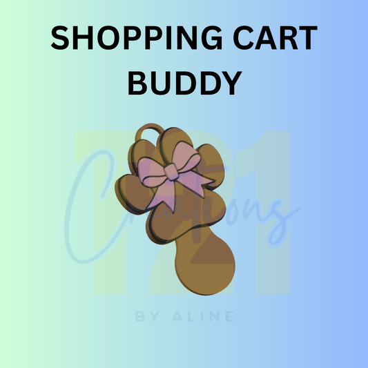 COQUETTE PAW SHOPPING CART BUDDY