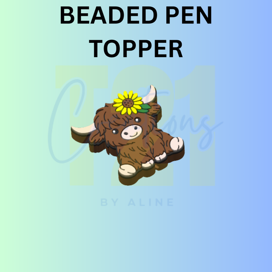 SUNFLOWER COW PEN TOPPER