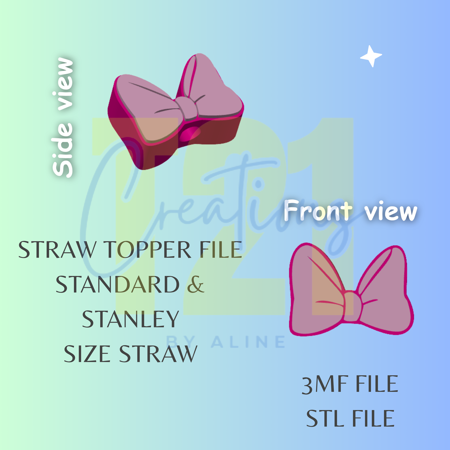 BOW TOPPER STL FILE
