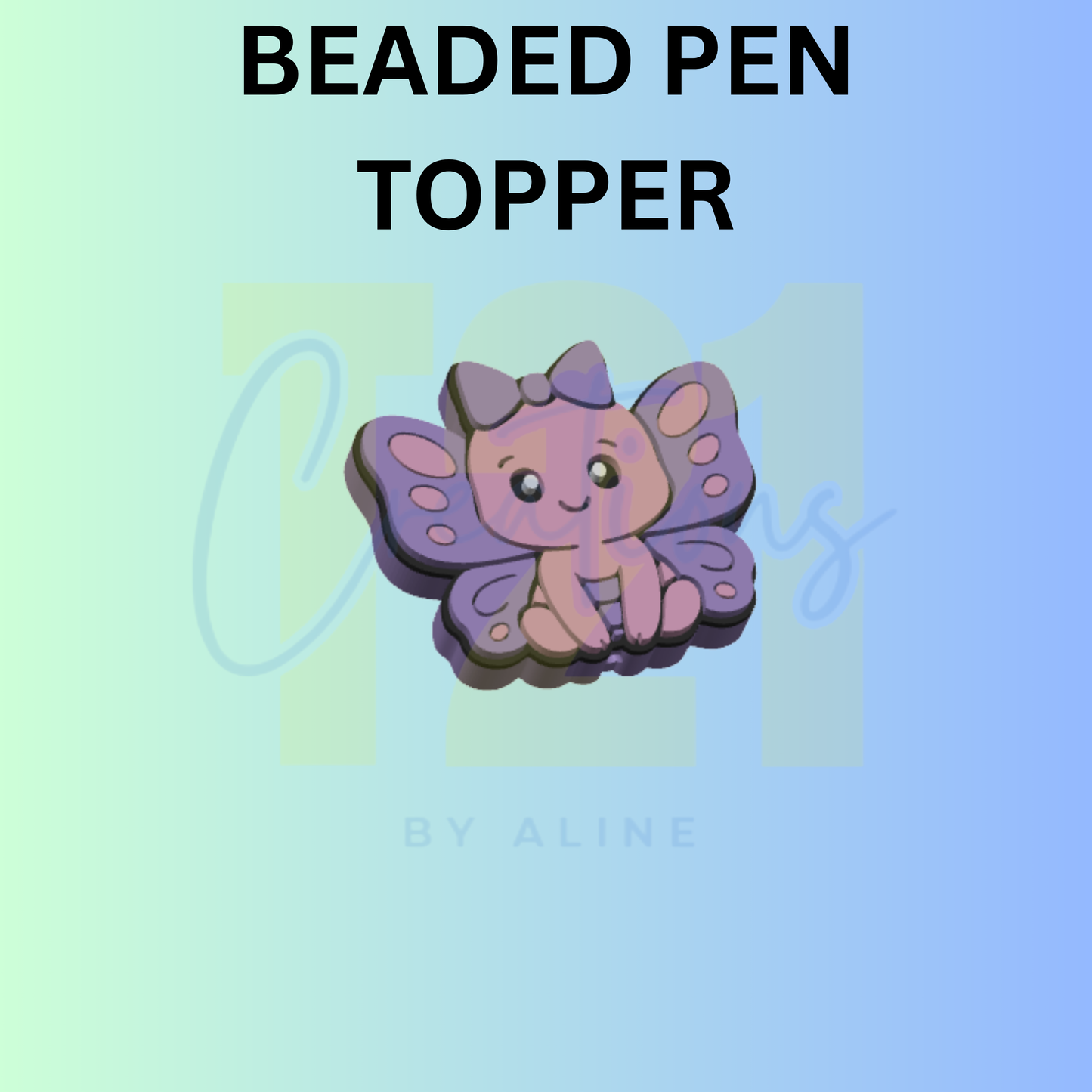BUTTERFLY PEN TOPPER