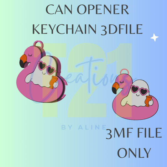 SUMMER GHOST CAN OPENER 3MF FILE