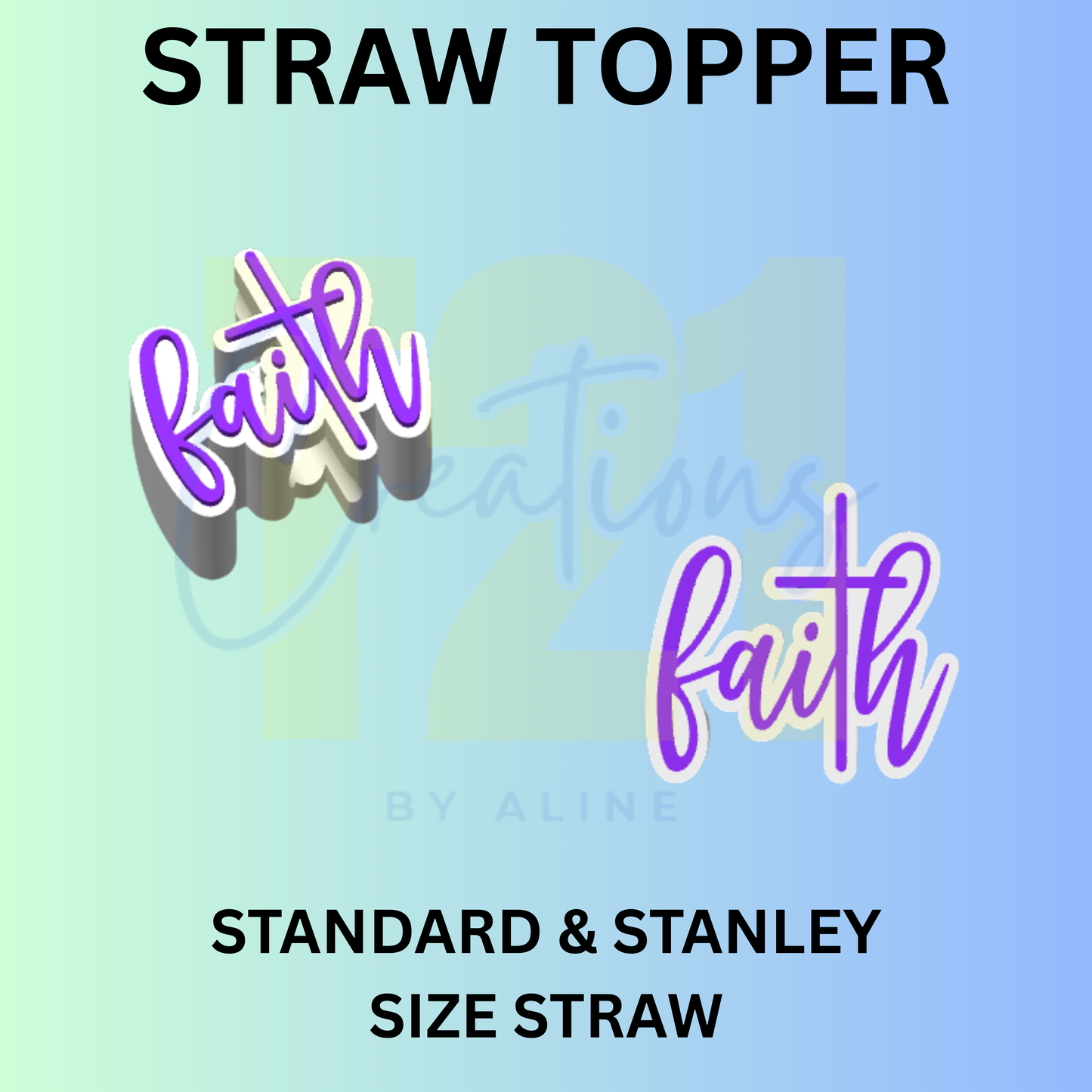 FAITH STRAW TOPPER