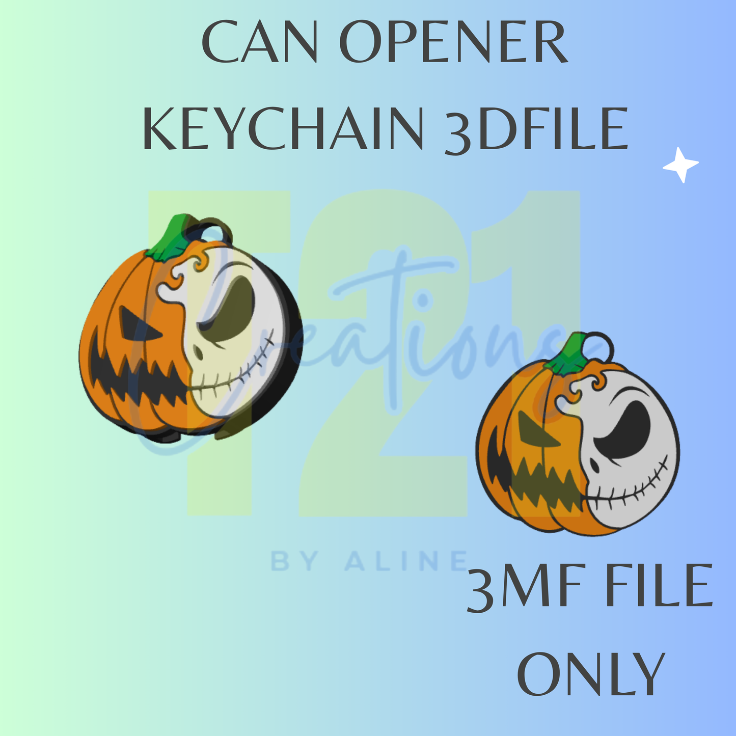 JACK PUMPKIN CAN OPENER 3MF FILE