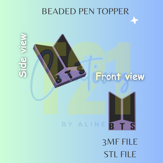 B-T-S PEN TOPPER STL FILE