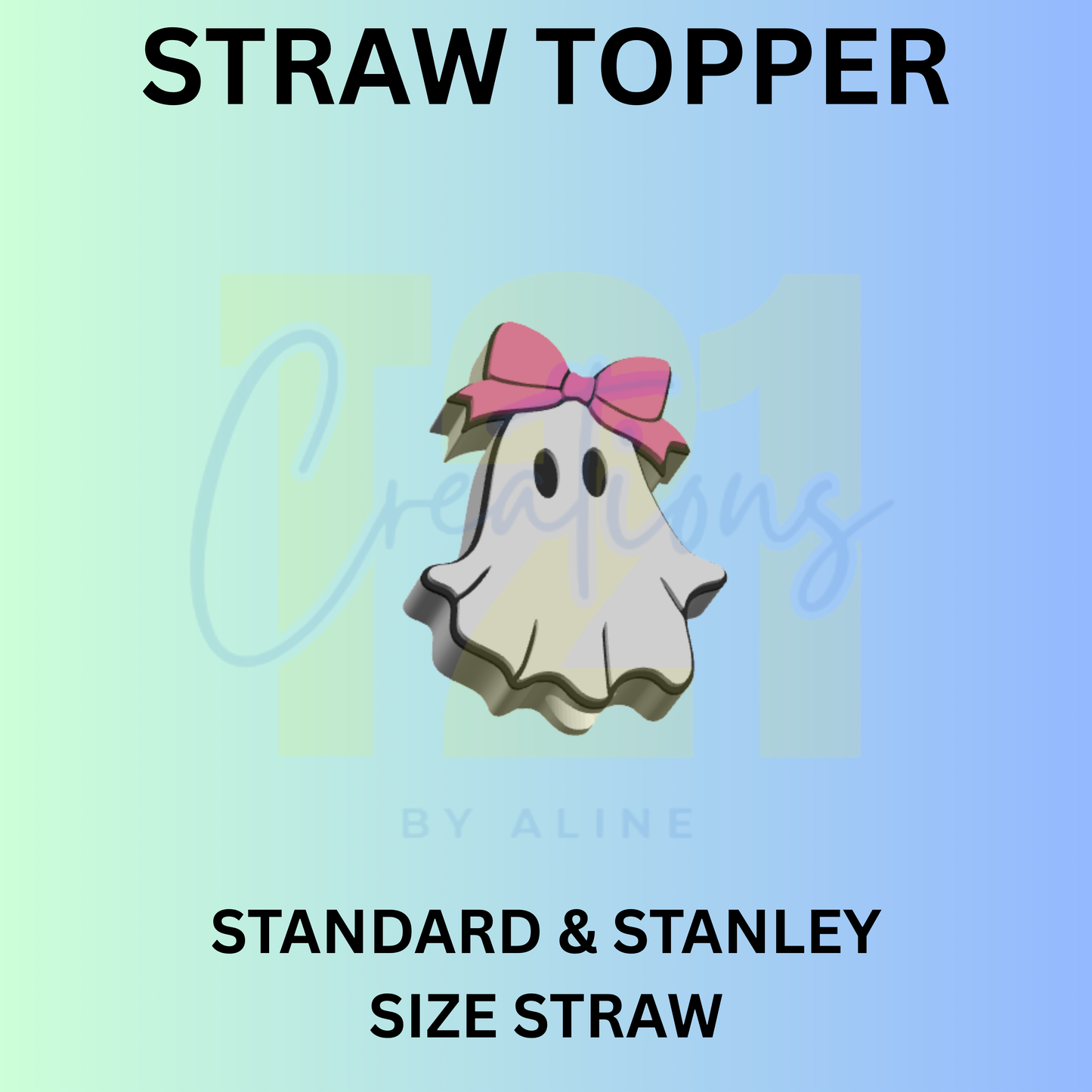 COQUETTE GHOST STRAW TOPPER