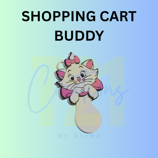 SASSY CAT SHOPPING CART BUDDY