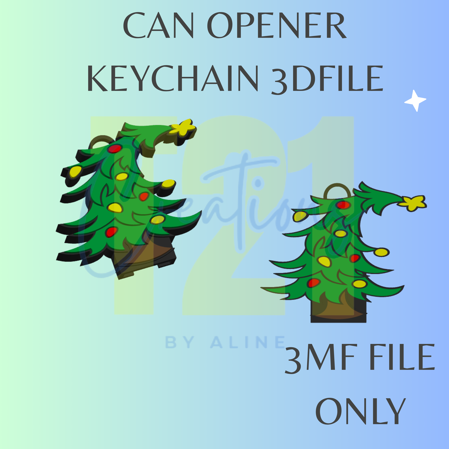 GROUCH TREE CAN OPENER 3MF FILE