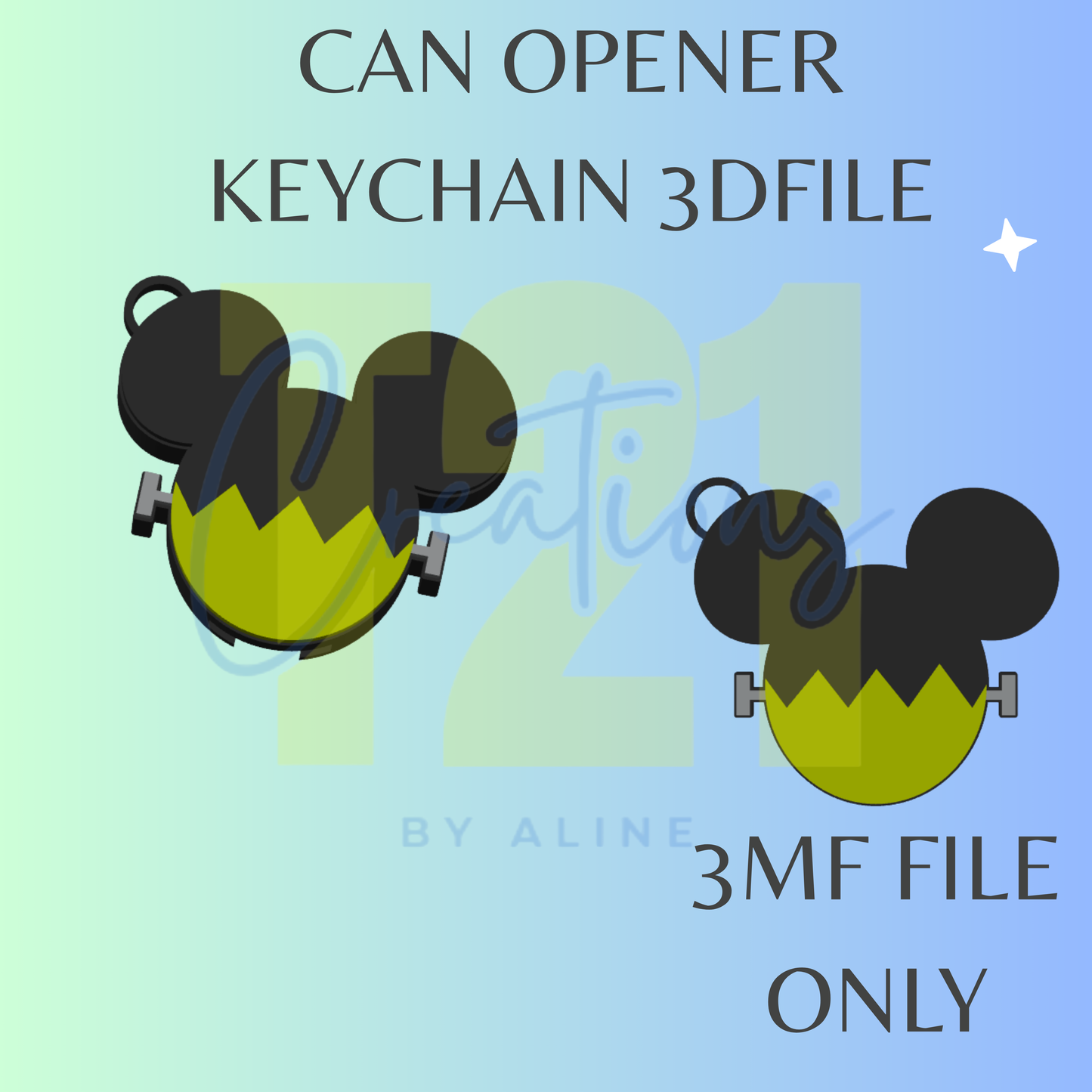 BOY MOUSE ZOMBIE OPENER 3MF FILE