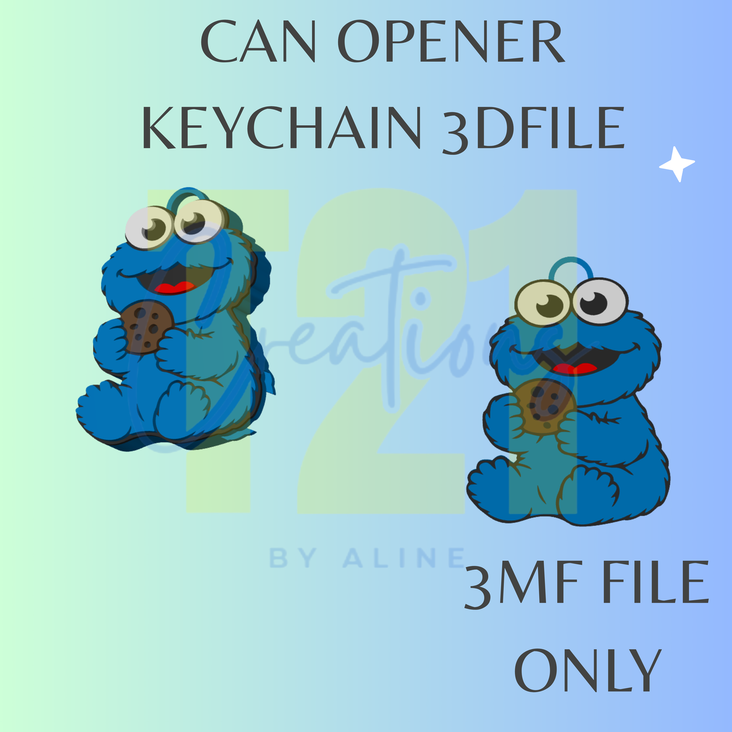 COOKIE GUY OPENER 3MF FILE