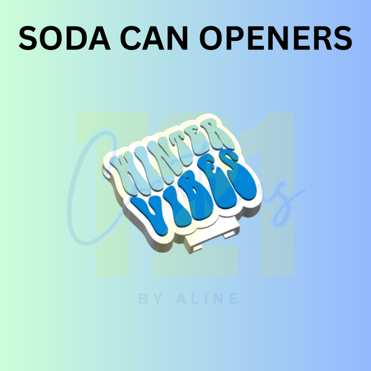 WINTER VIBES CAN OPENER KEYCHAIN