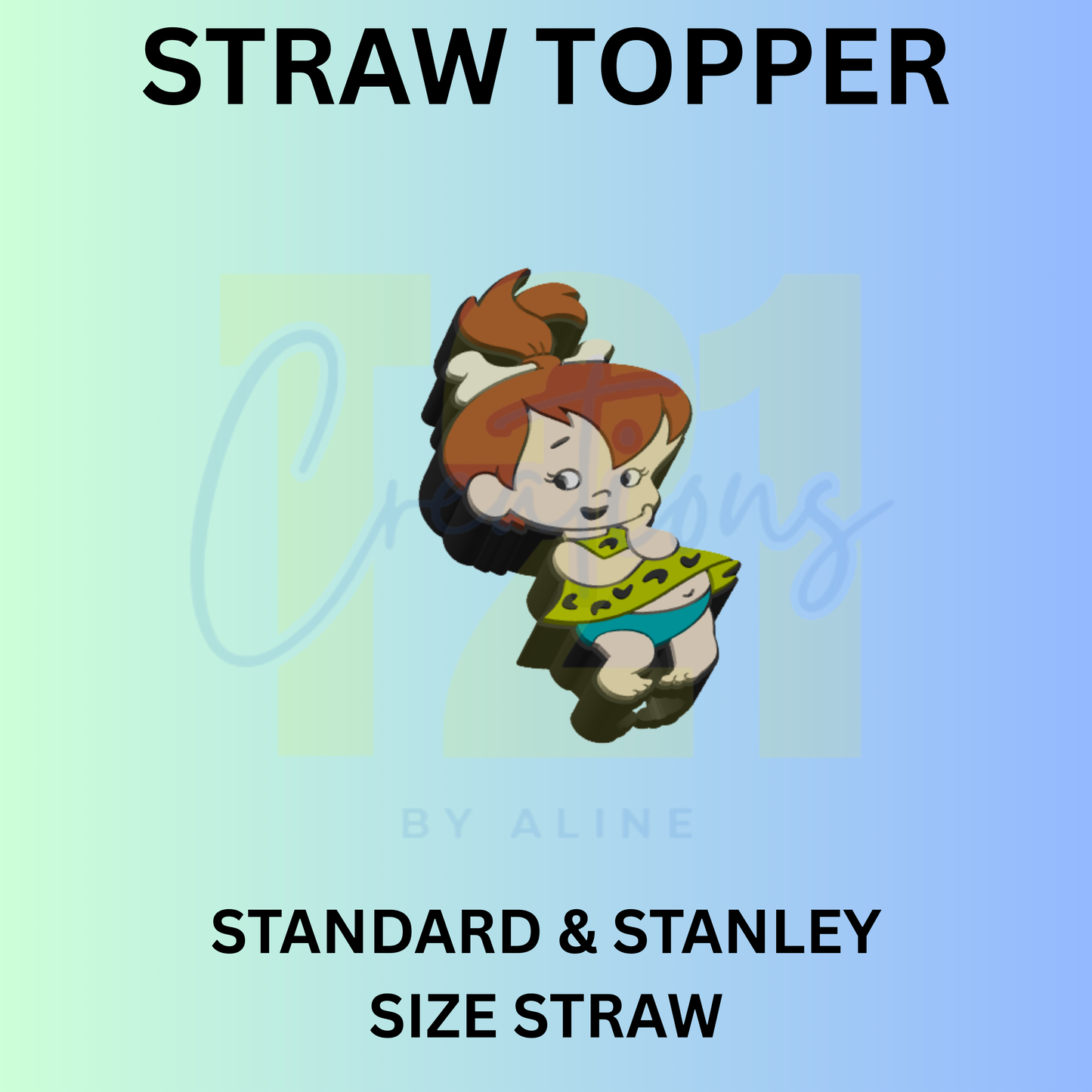 PEBBLES STRAW TOPPER