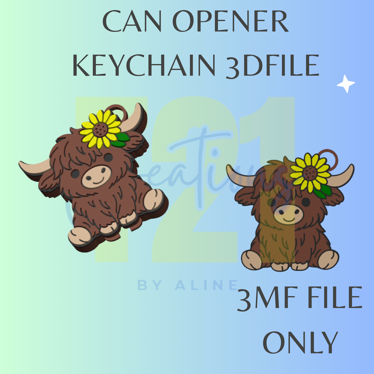 COW 2 CAN OPENER 3MF FILE