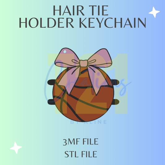 BASKETBALL HAIR TIE HOLDER STL FILE