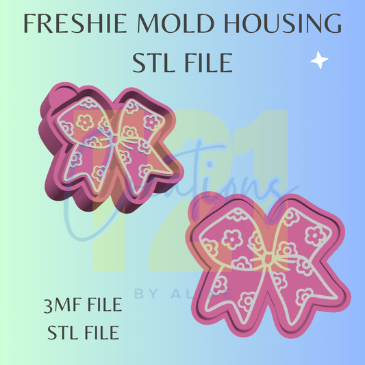 FLOWER BOW FRESHIE MOLD HOUSING STL FILE