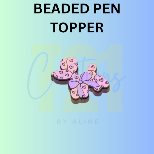 BALLOON DOG HEARTS PEN TOPPER
