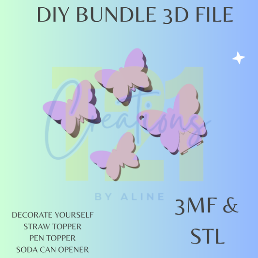 BUTTERFLY DIY BUNDLE DIGITAL FILE