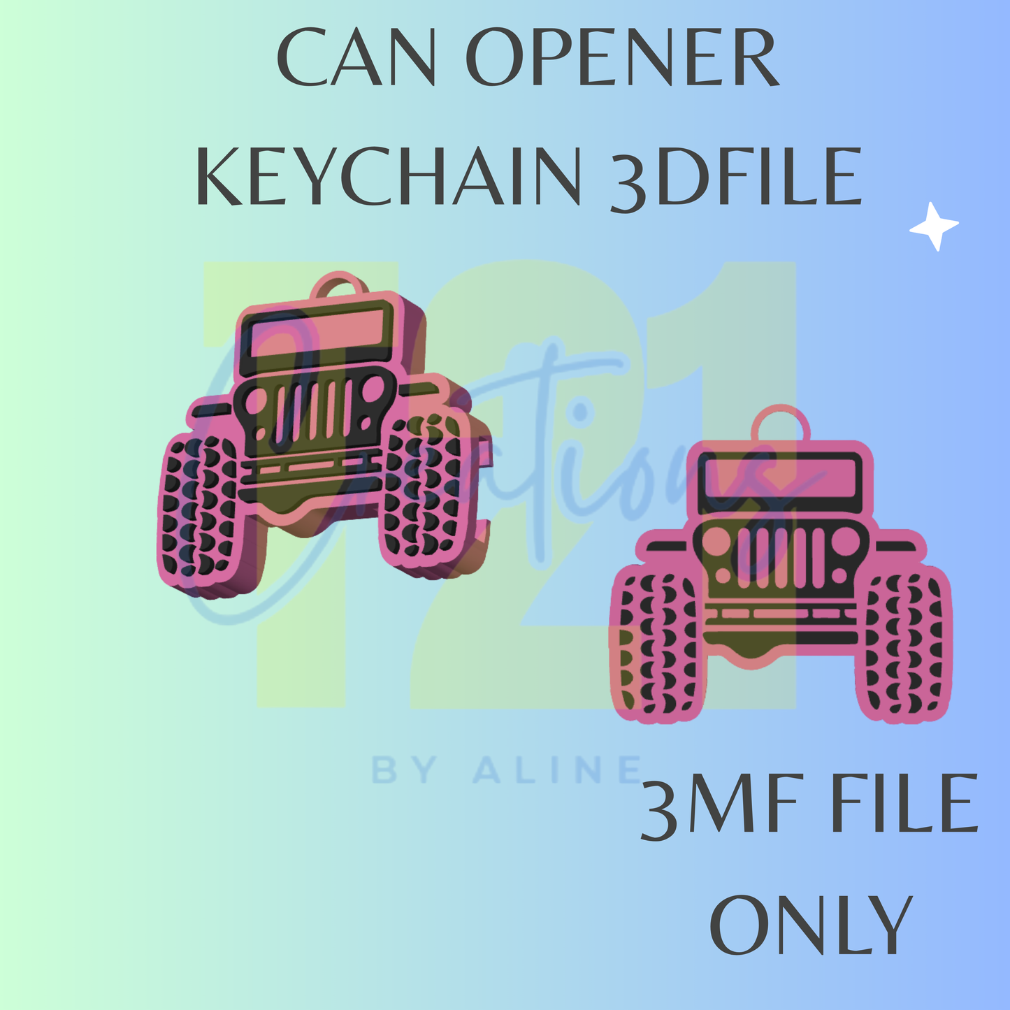 OFF ROAD CAN OPENER 3MF FILE