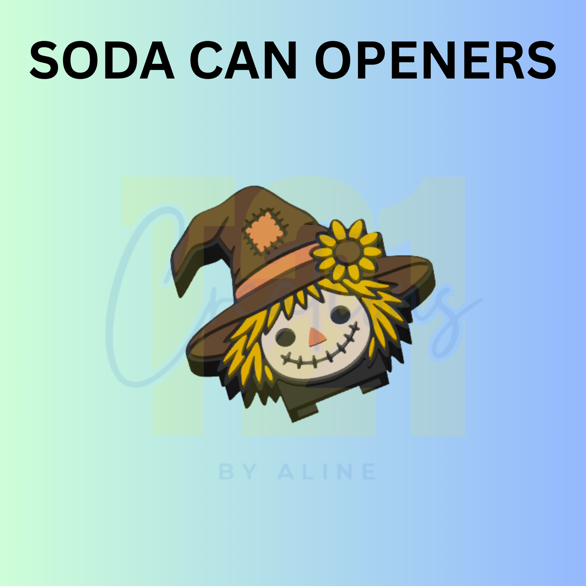 SCARECROW CAN OPENER KEYCHAIN