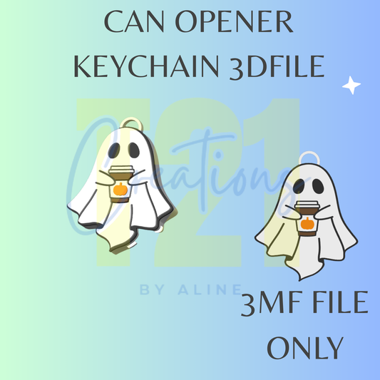 PUMPKIN GHOST OPENER 3MF FILE