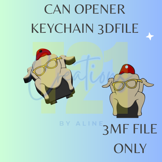 FRIENDS TURKEY CAN OPENER 3MF FILE