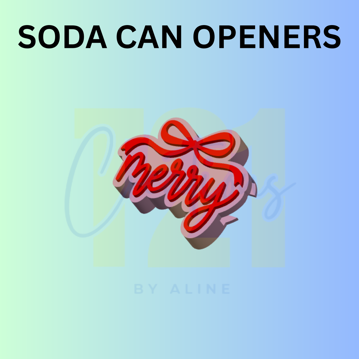 MERRY CAN OPENER KEYCHAIN