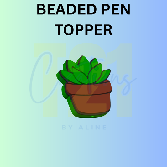 SUCCULENT PEN TOPPER