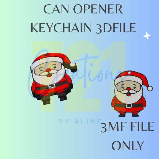 SANTA CAN OPENER 3MF FILE