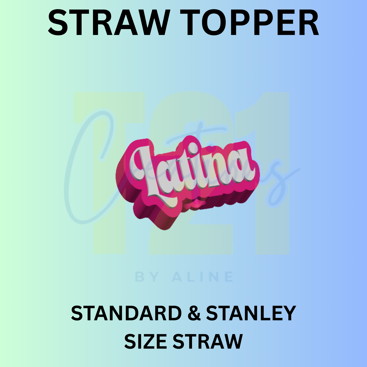 LATINA STRAW TOPPER