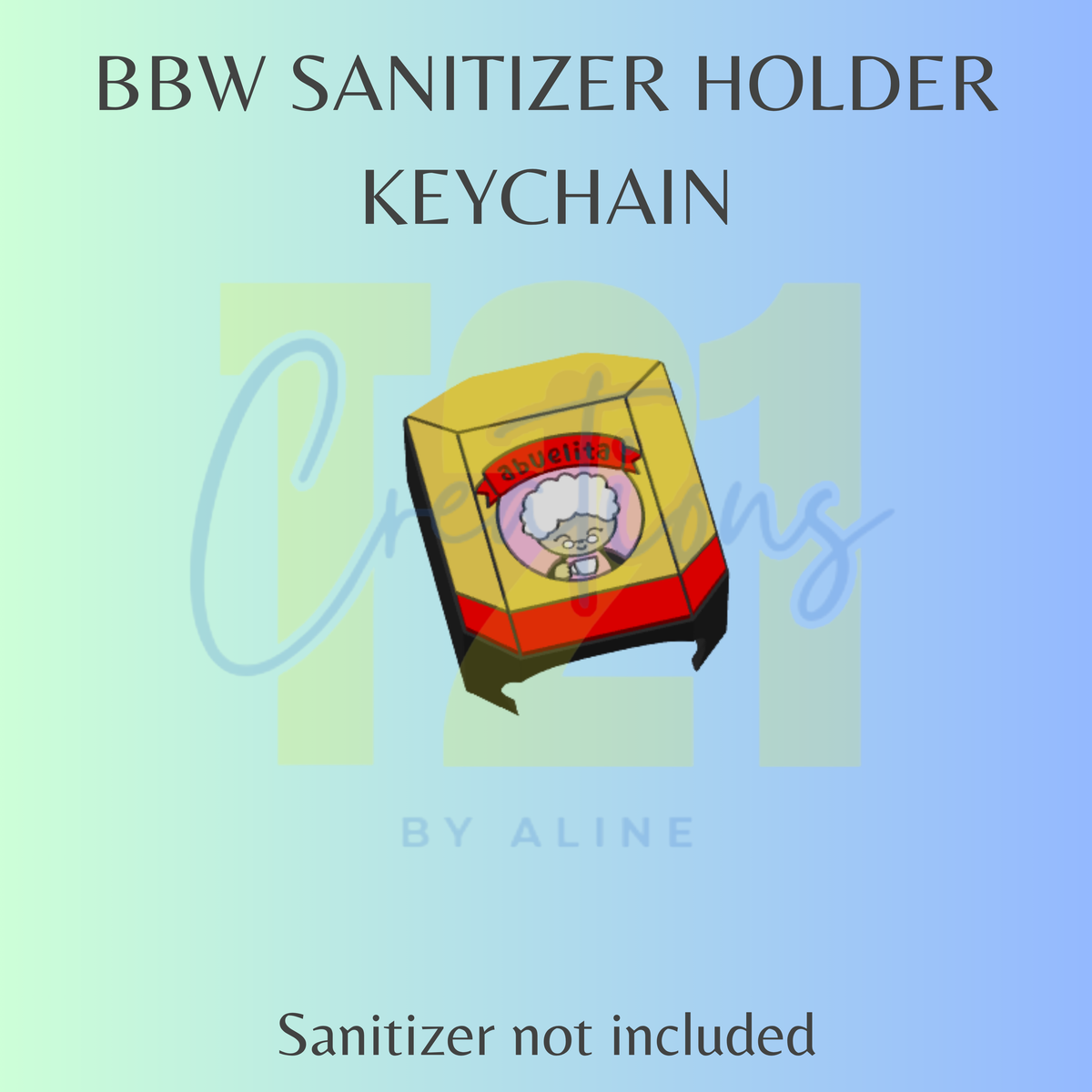CHOCOLATITO ABUE BBW SANITIZER KEYCHAIN