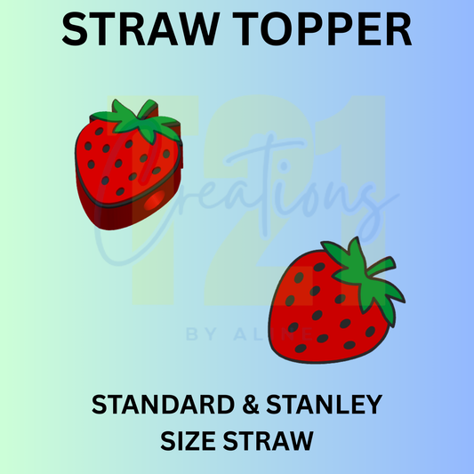 STRAWBERRY STRAW TOPPER