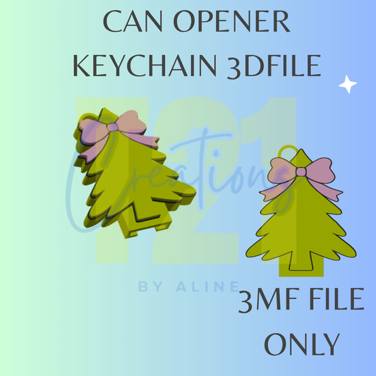 COQUETTE XMAS TREE CAN OPENER 3MF FILE