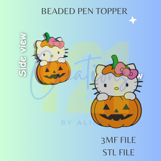 H-K IN PUMPKIN PEN TOPPER STL FILE