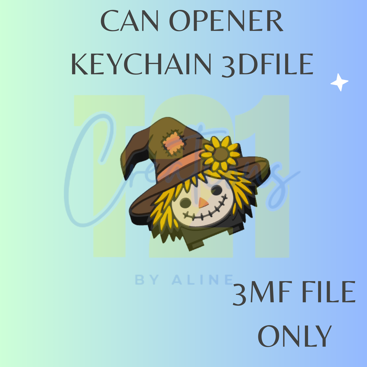 SCARECROW CAN OPENER 3MF FILE